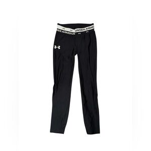 Under Armour Black Athletic Girls Leggings Size S